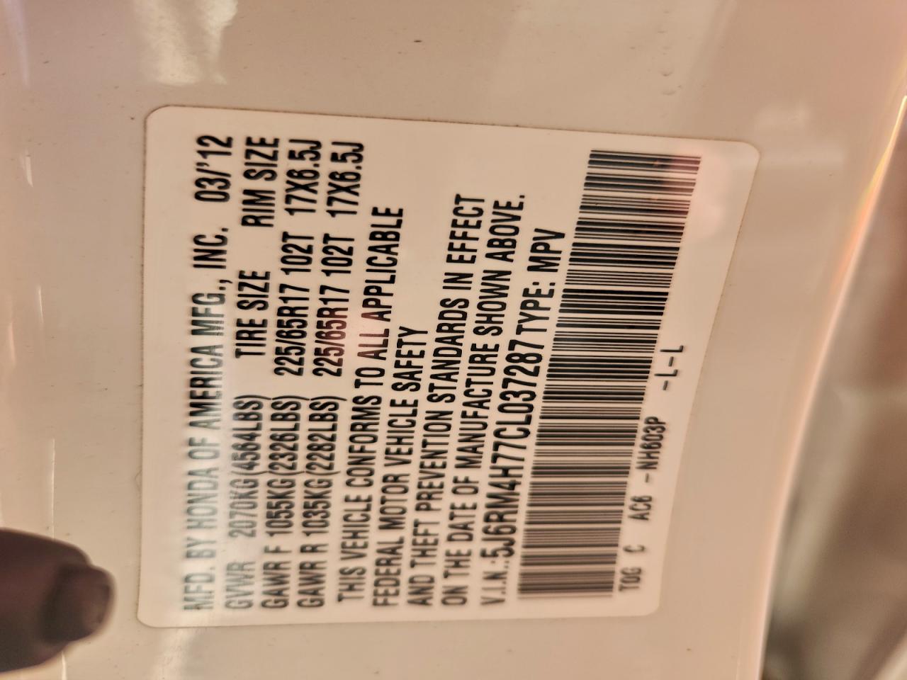 Honda Crv Exl Image 10