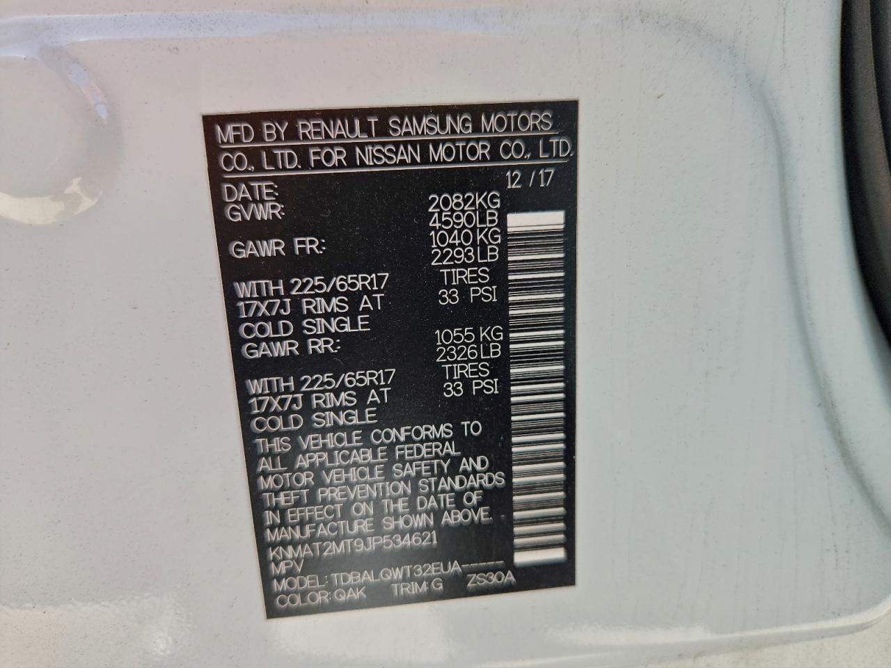 Nissan Rogue S Image 7