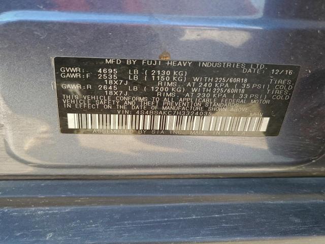 Subaru Outback 2.5i Limited Image 12